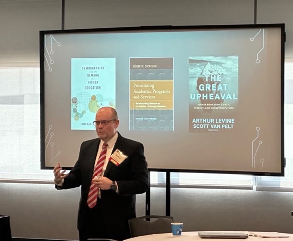J. Andrew Prall, Aurora University, presenting.