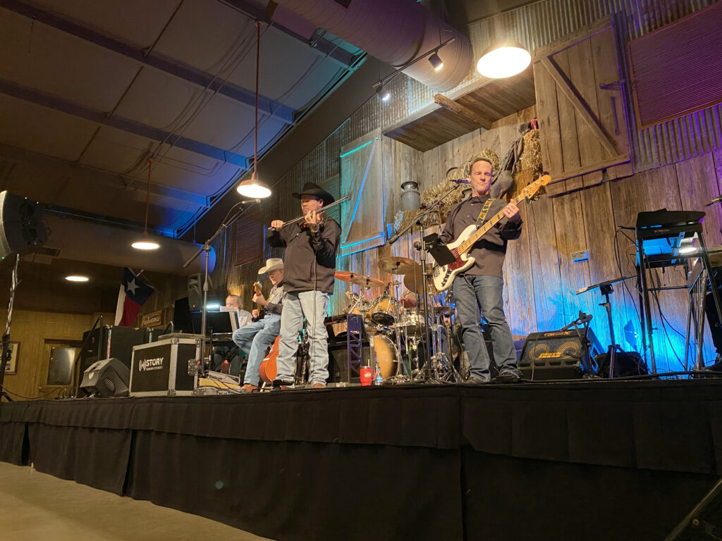 Live band on stage