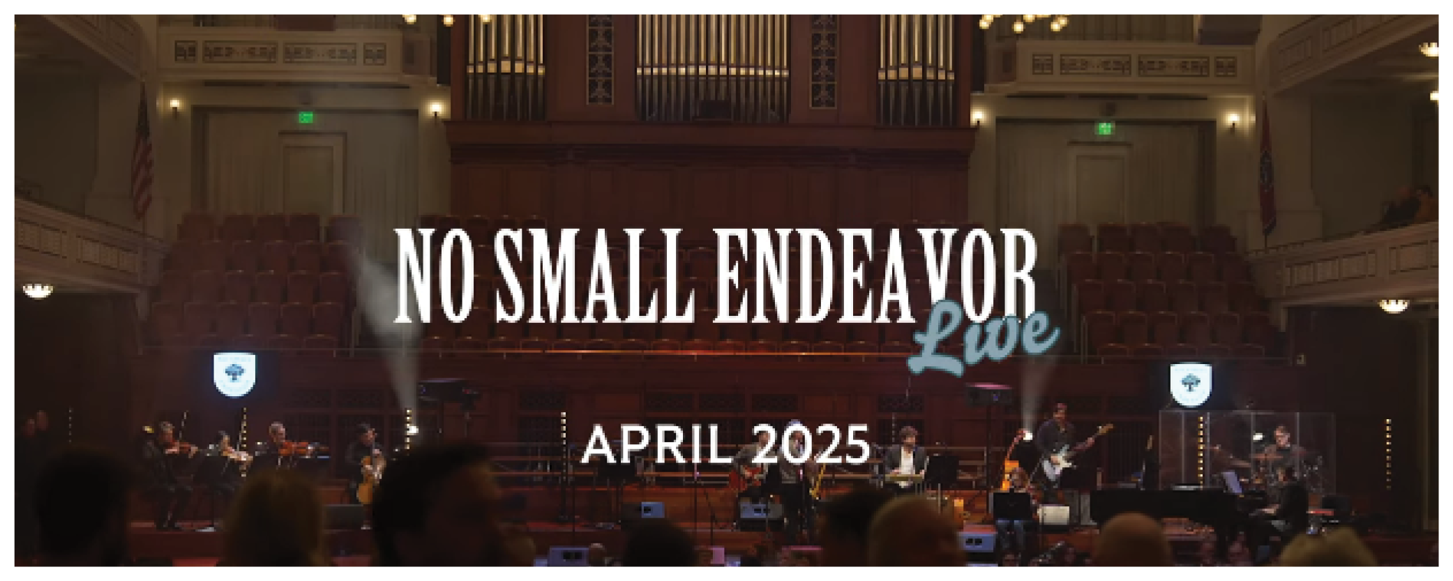 Screenshot of "No Small Endeavor" promo video